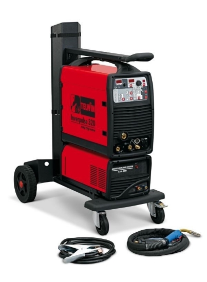 Obrázok z Zváračka CO2 - Zvárací invertor CO2 Telwin Inverpulse 320 AQUA MIG-TIG-MMA Telwin