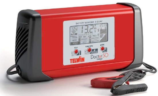 Obrázok z Microprocesorová automatická nabíjačka Doctor Charge 50 Telwin