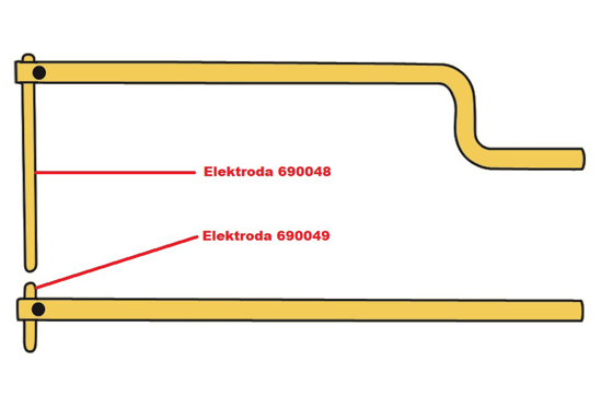 Obrázok z Elektróda pre čelusti XA9 Telwin 690049