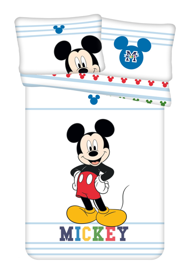 Obrázok z Disney povlečení do postýlky Mickey "Colors" baby 100x135, 40x60 cm