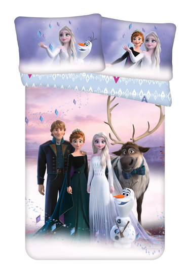 Obrázok z Disney povlečení do postýlky Frozen "Elements" baby 100x135, 40x60 cm