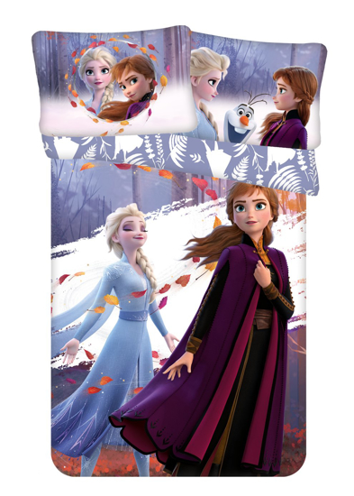 Obrázok z Disney povlečení do postýlky Frozen 2 "Leaves" baby 100x130, 40x60 cm