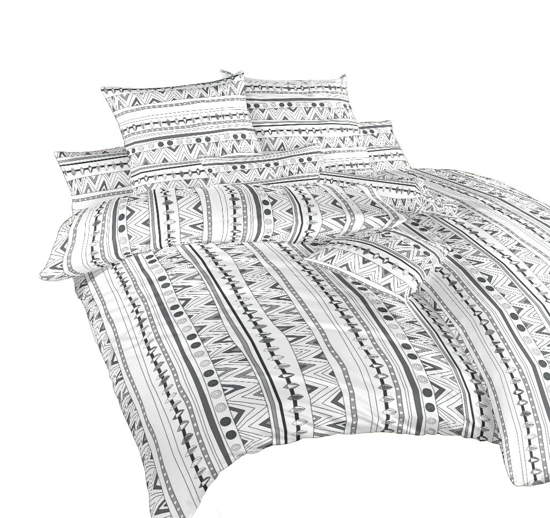 Obrázok z Povlečení bavlna Indián bílý 140x220, 70x90 cm