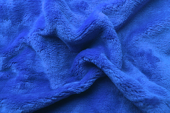 Obrázok z Prostěradlo mikroflanel tmavě modré 90x200x20 cm