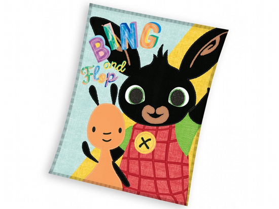Obrázok z Dětská fleecová deka Zajíček Bing a Flop 110x140 cm