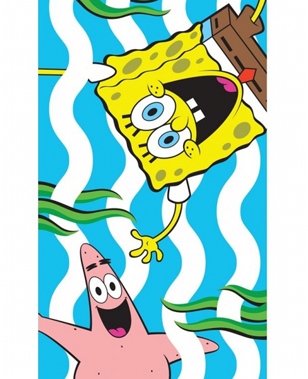 Obrázok z Dětský ručník Sponge Bob Zábava v moři 30x50 cm