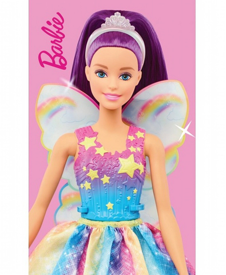 Obrázok z Dětský ručník Barbie Duhová Víla 30x50 cm